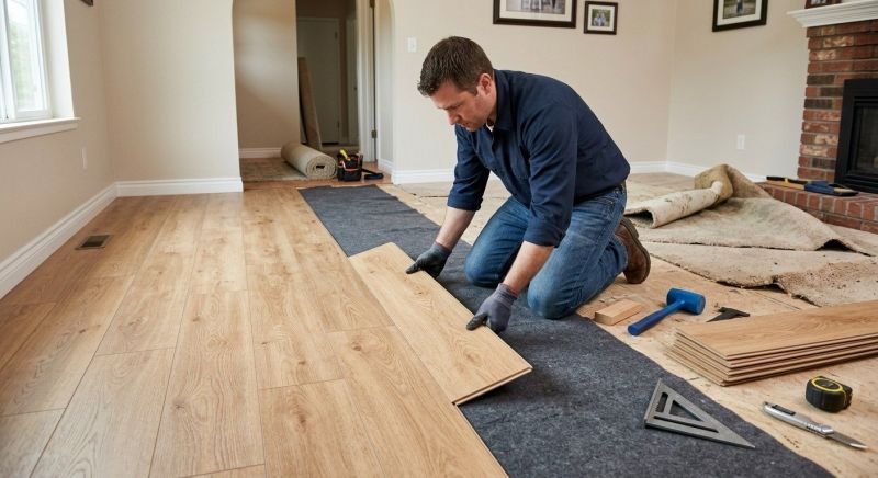 Laminate Floor Remodeling in Upper Marlboro, MD
