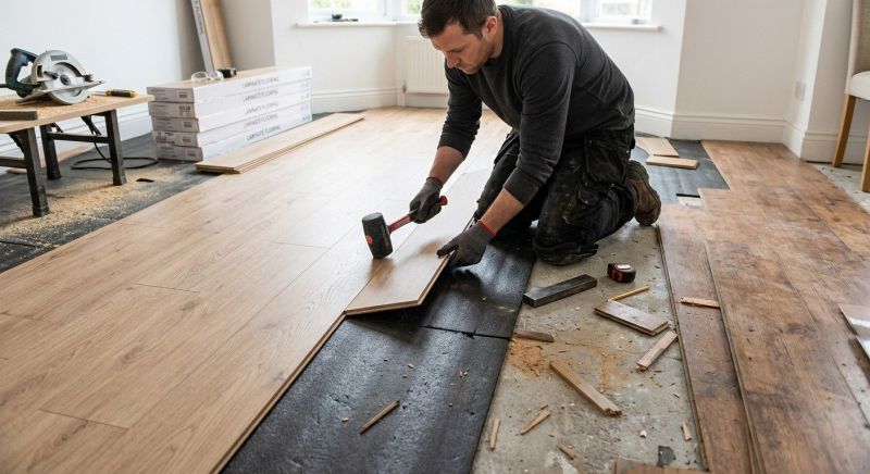 Laminate Floor Replacement in Severn, MD