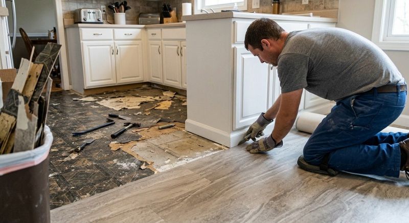 Linoleum Floor Installation in Lothian, MD