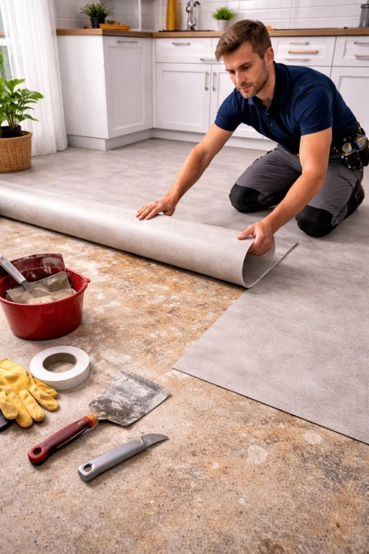 Linoleum Floor Installation in Severna Park, MD