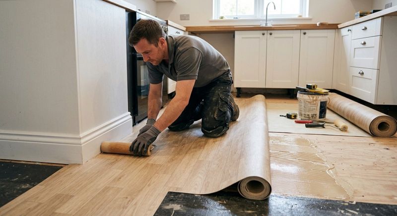 Sheet Linoleum Installation in Upper Marlboro, MD
