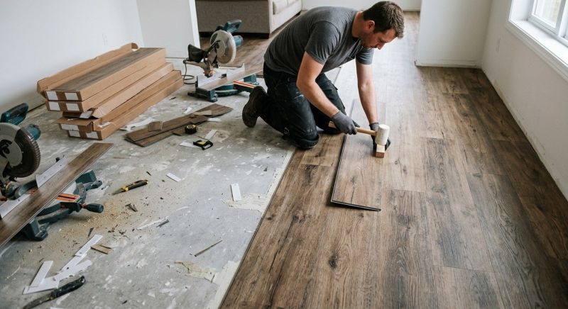 Vinyl Flooring Installation in Chesapeake Beach, MD